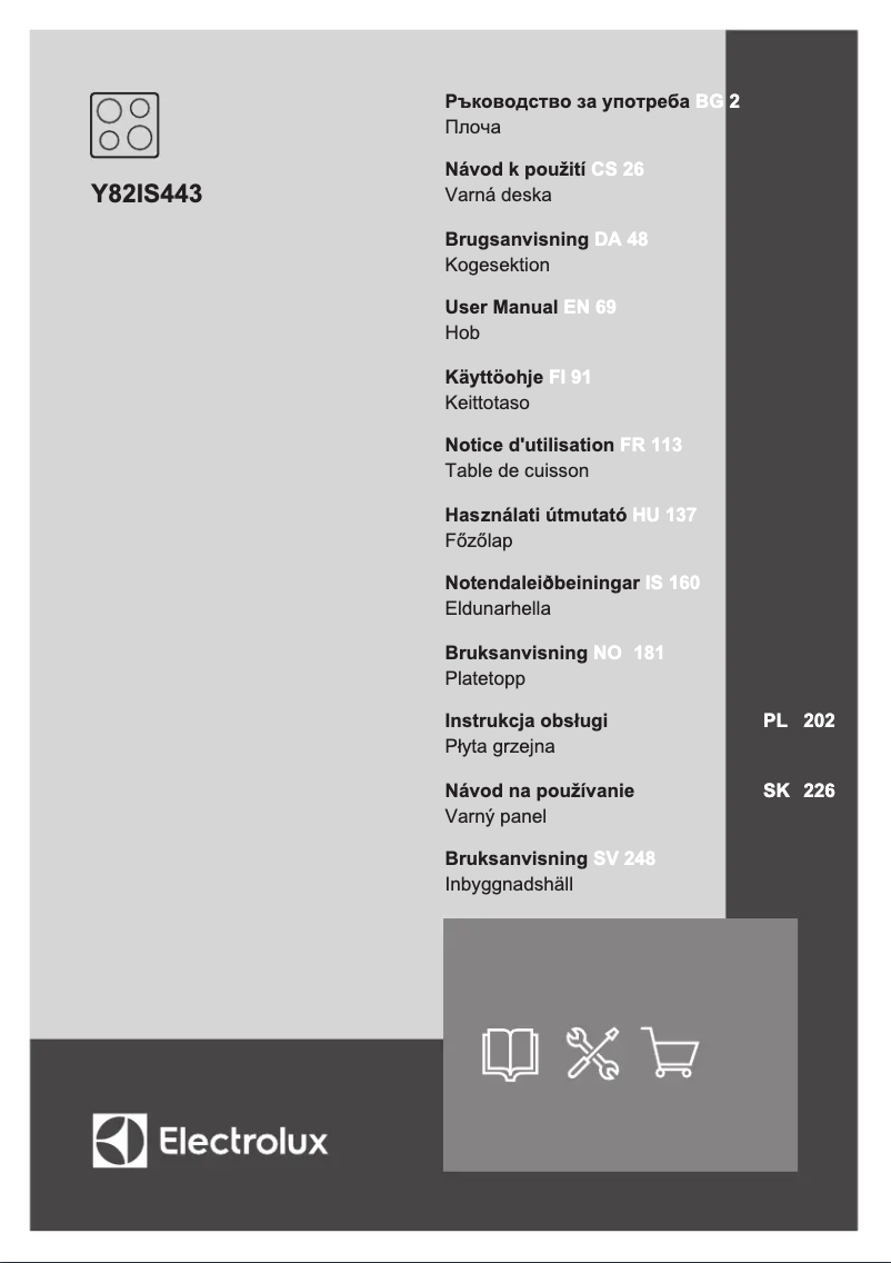 Page n°1 - Fiche technique Electrolux Y82IS443