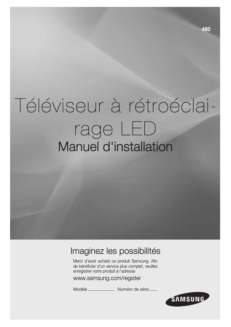 Page n°1 - Manuel utilisateur Samsung HG28EB460BW