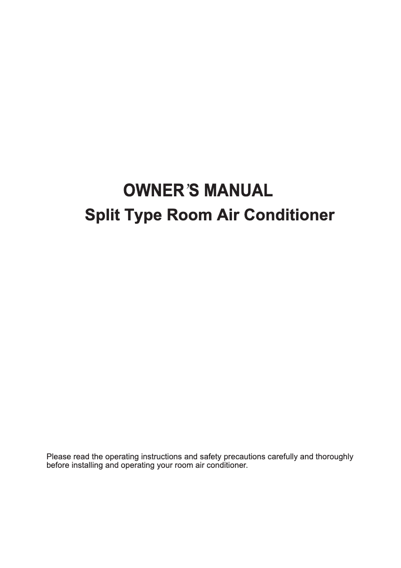 Página 1 del manual Manual de usuario Midea MSG-09K
