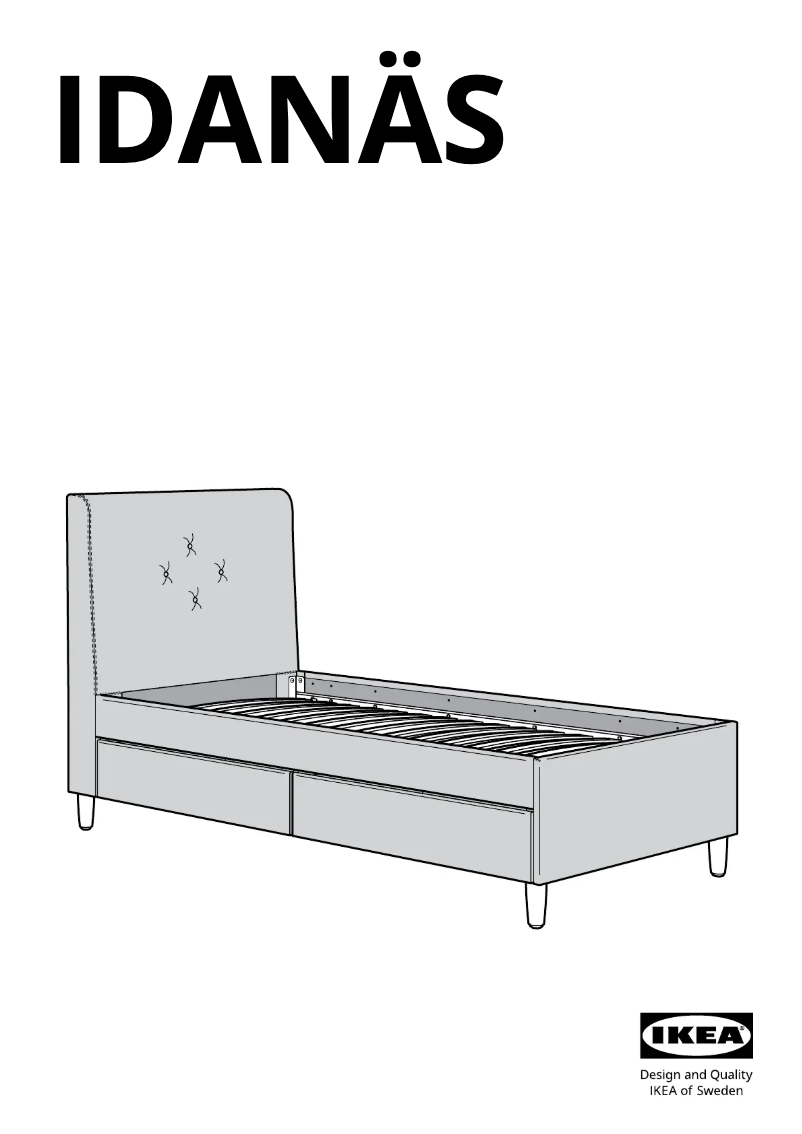 Page 1 de la notice Manuel utilisateur Ikea IDANÄS 504.596.23