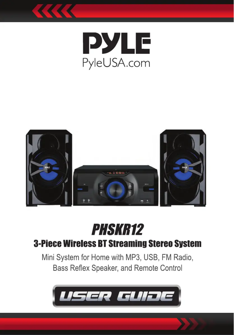 Página 1 del manual Manual de usuario Pyle PHSKR12