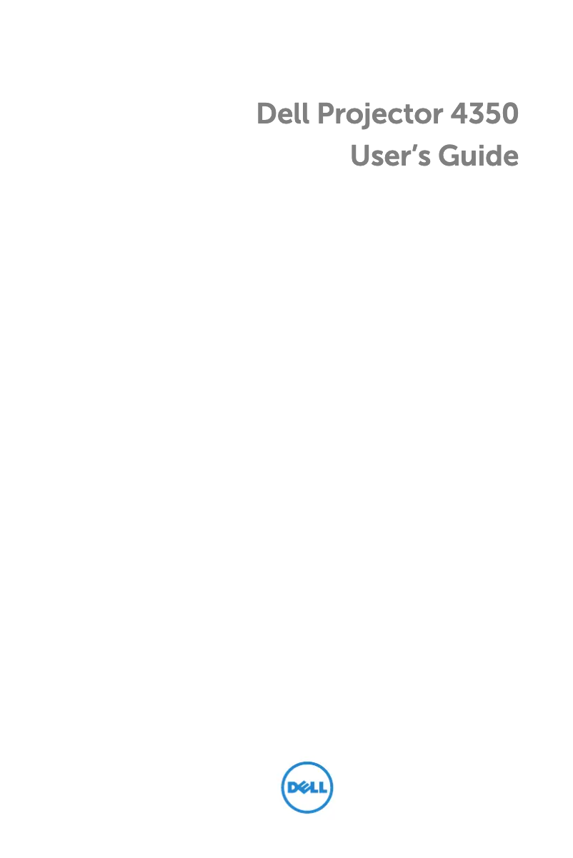 Page 1 de la notice Manuel utilisateur Dell 4350