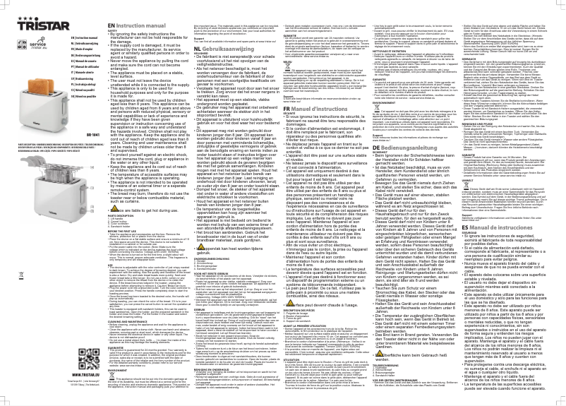 Image de la première page du manuel de l'appareil BR-1041