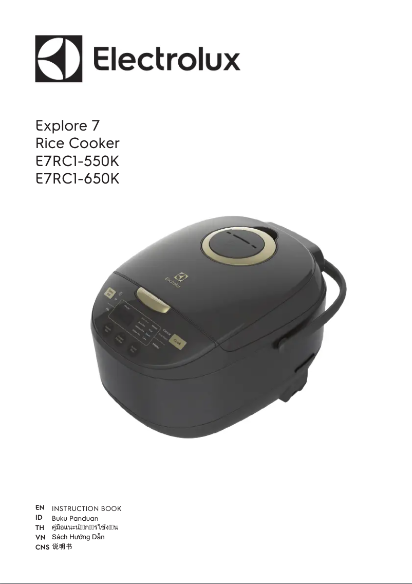 Página 1 del manual Manual de usuario Electrolux Explore 7 E7RC1-550K