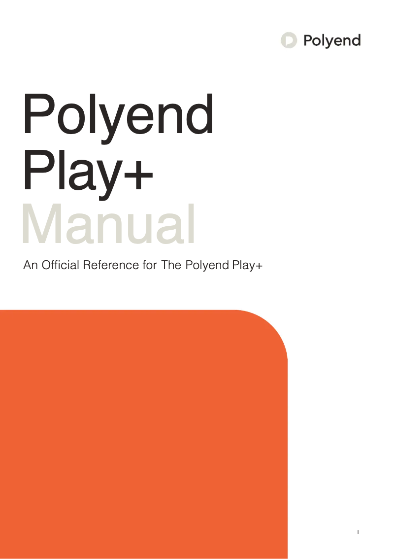 Page n°1 - Manuel utilisateur Polyend Play+