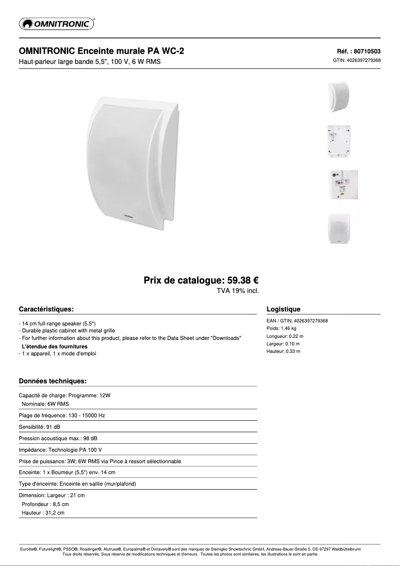 Image de la première page du manuel de l'appareil WC-2