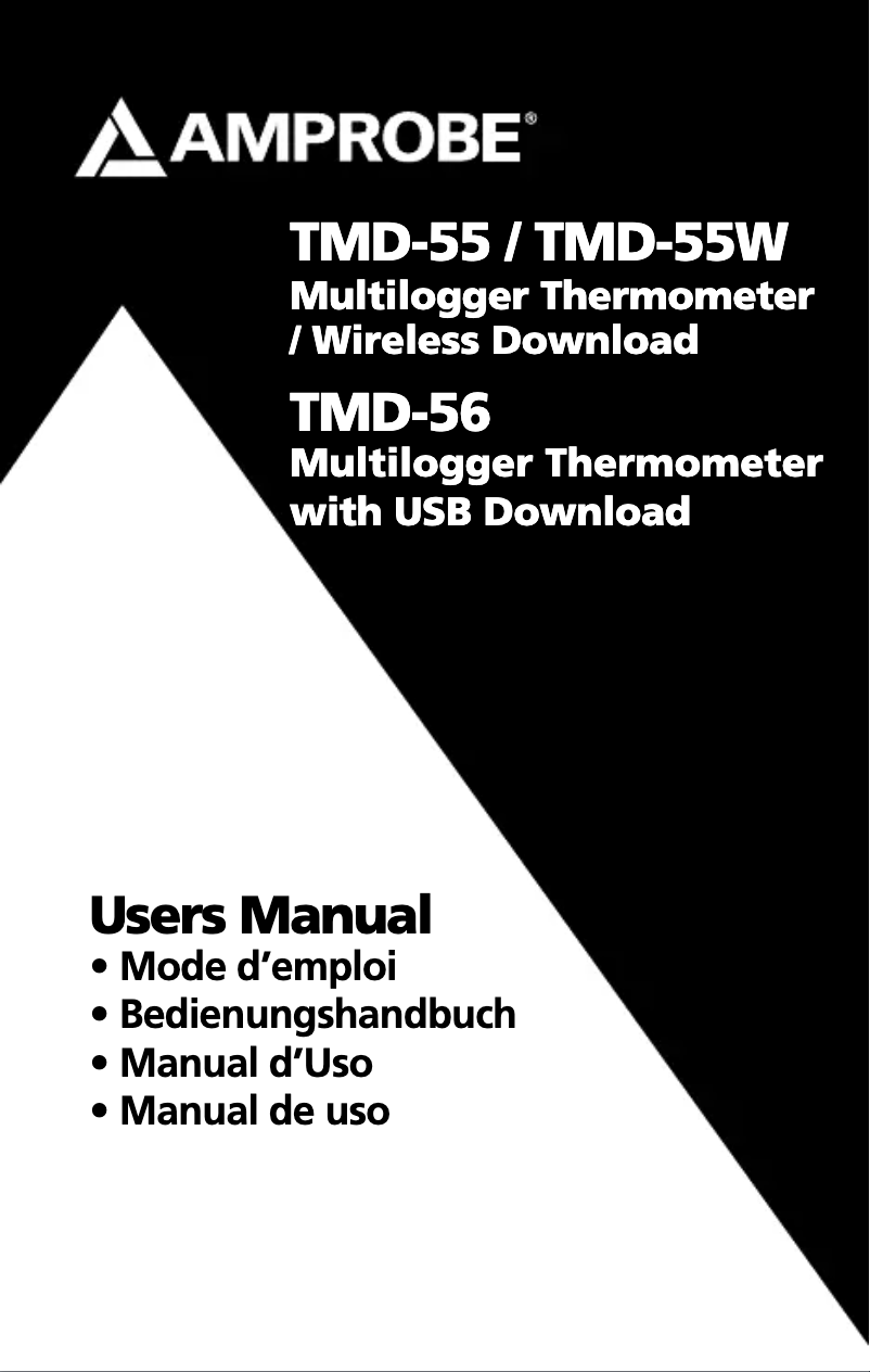 Image de la première page du manuel de l'appareil TMD-56