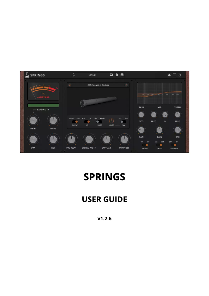 Image de la première page du manuel de l'appareil Springs