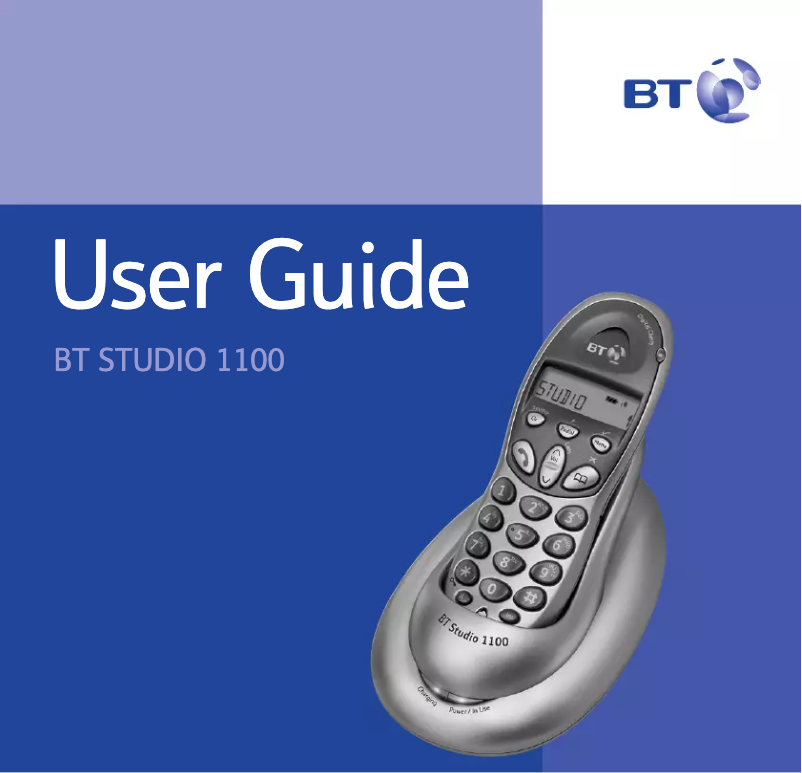 Imagen de la primera página del manual del dispositivo Studio 1100