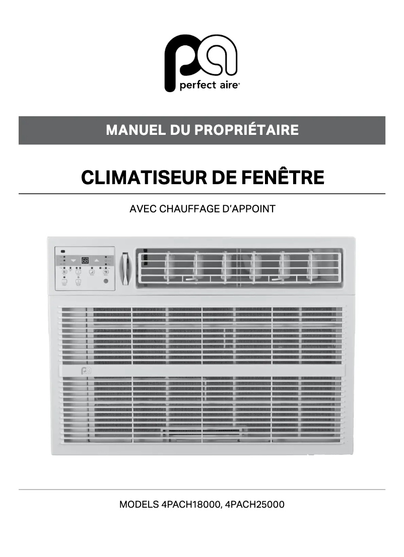 Image de la première page du manuel de l'appareil 4PACH18000