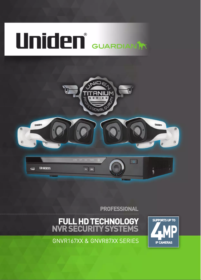 Page n°1 - Brochure Uniden GNVR8740