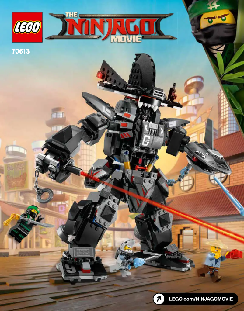 Page 1 de la notice Manuel utilisateur Lego The Ninjago Movie 70613