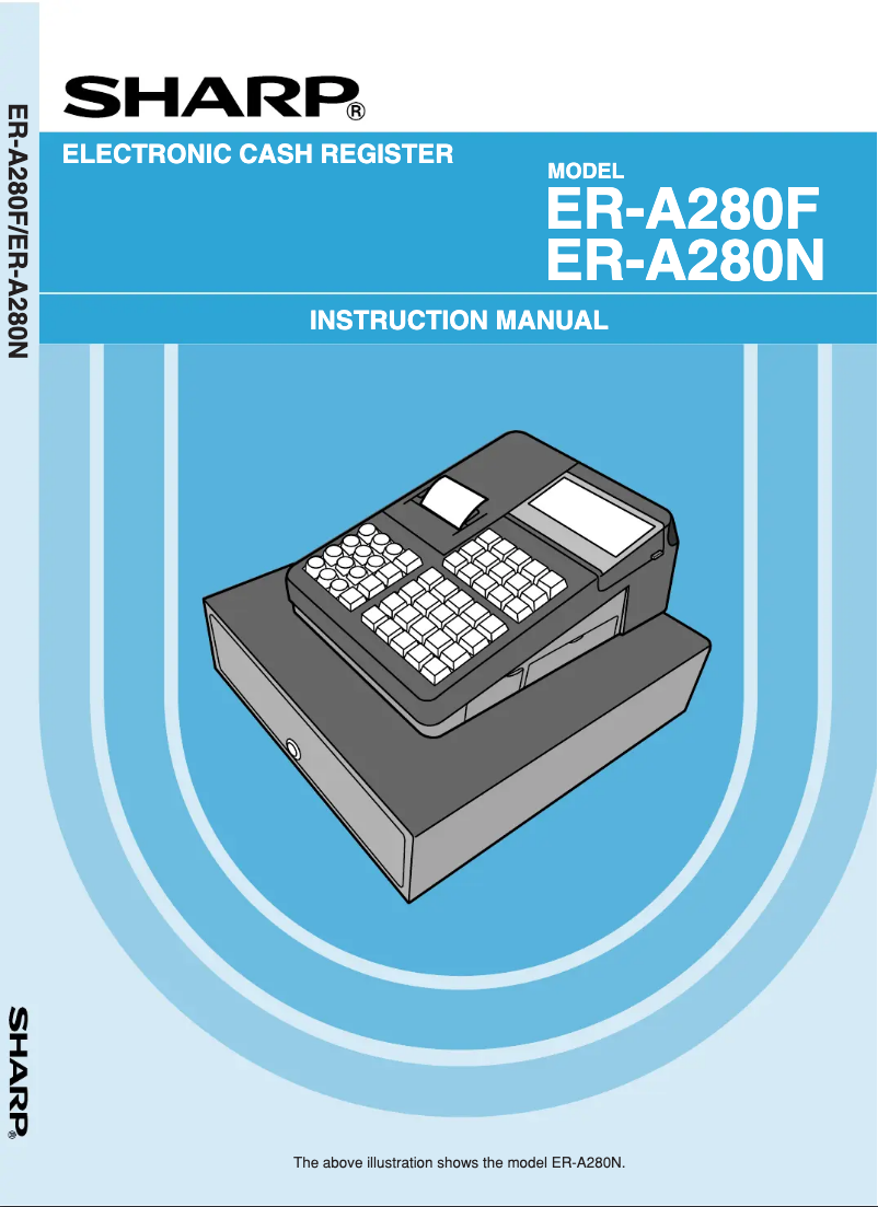 Page 1 de la notice Manuel utilisateur Sharp ER-A280N