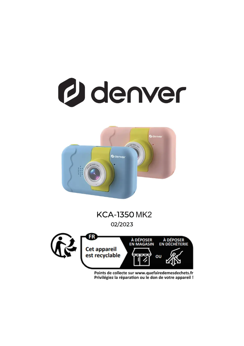 Page 1 de la notice Manuel utilisateur Denver KCA-1350 MK2