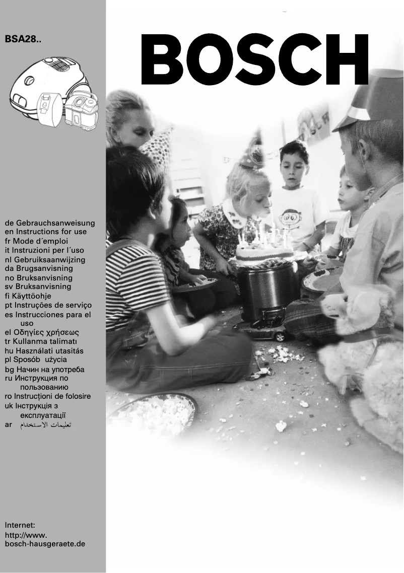 Image de la première page du manuel de l'appareil BSD2880