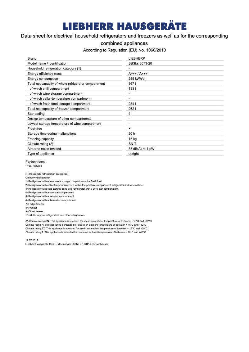 Image de la première page du manuel de l'appareil SBSbs 8673
