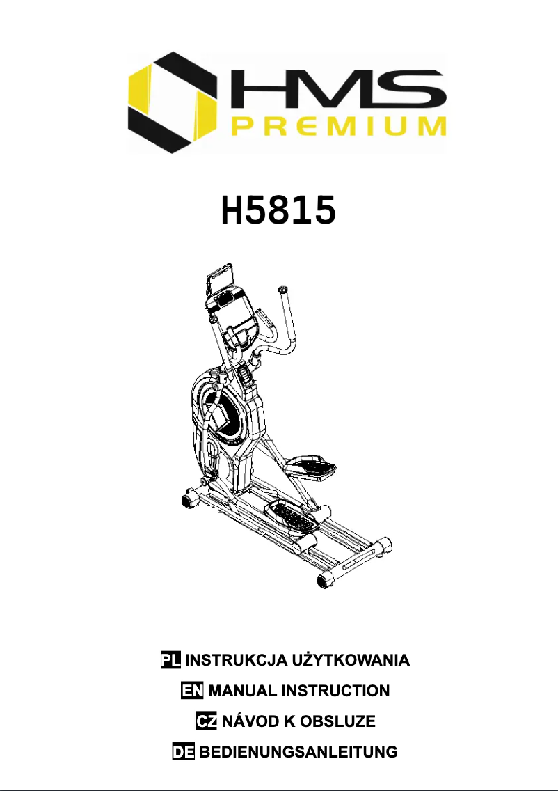 Page n°1 - Manuel utilisateur HMS Premium H5815