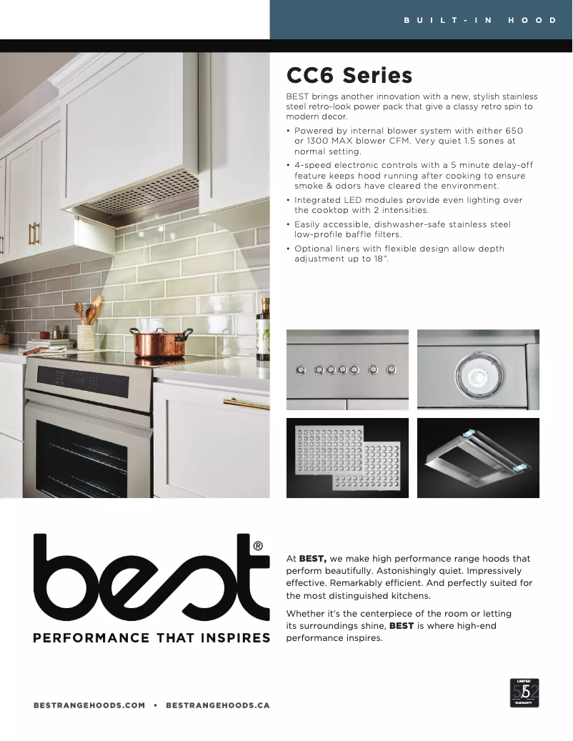 Page n°1 - Fiche technique Best CC65I28SB