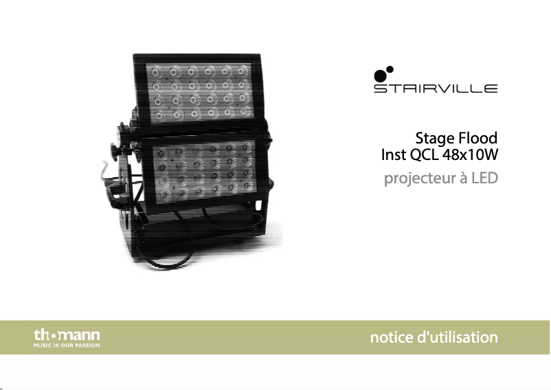Page 1 de la notice Manuel utilisateur Stairville Stage Flood 48x10W