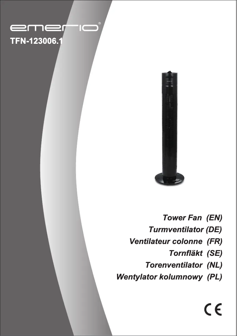 Image de la première page du manuel de l'appareil TFN-123006.1