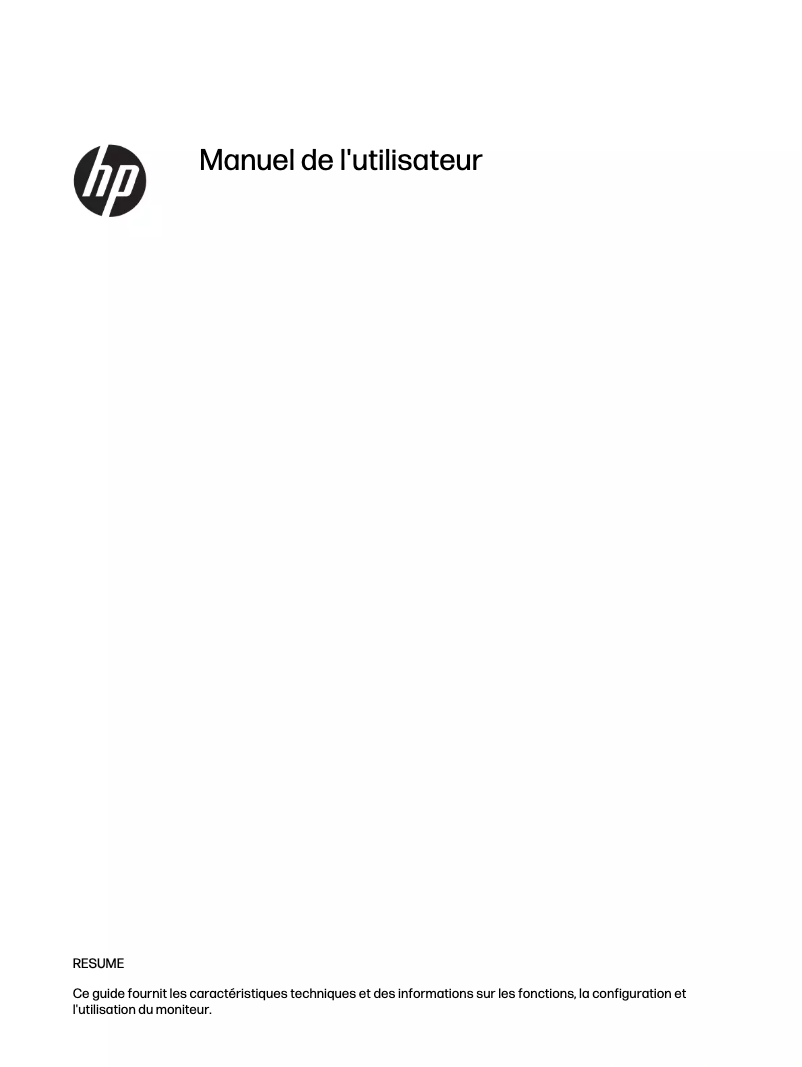 Image de la première page du manuel de l'appareil E27u G5