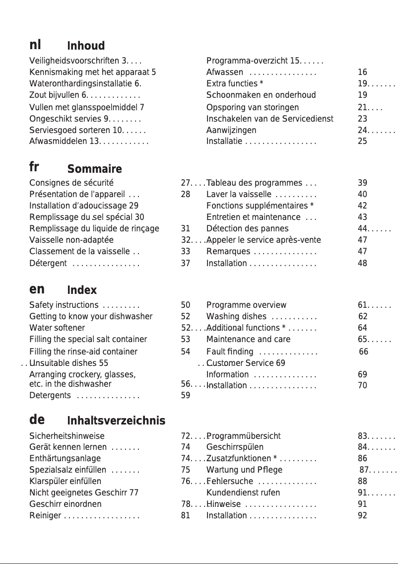 Page 1 de la notice Mode d'emploi Atag VA9011ZT