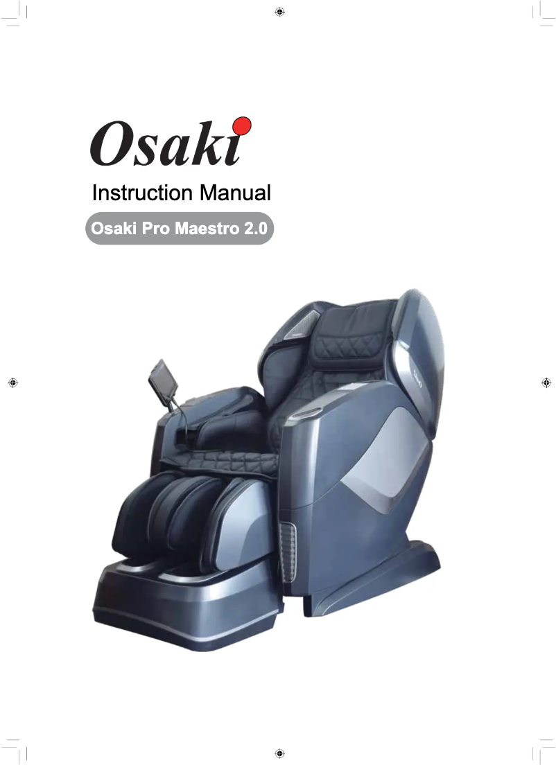 Image de la première page du manuel de l'appareil Pro Maestro 2.0