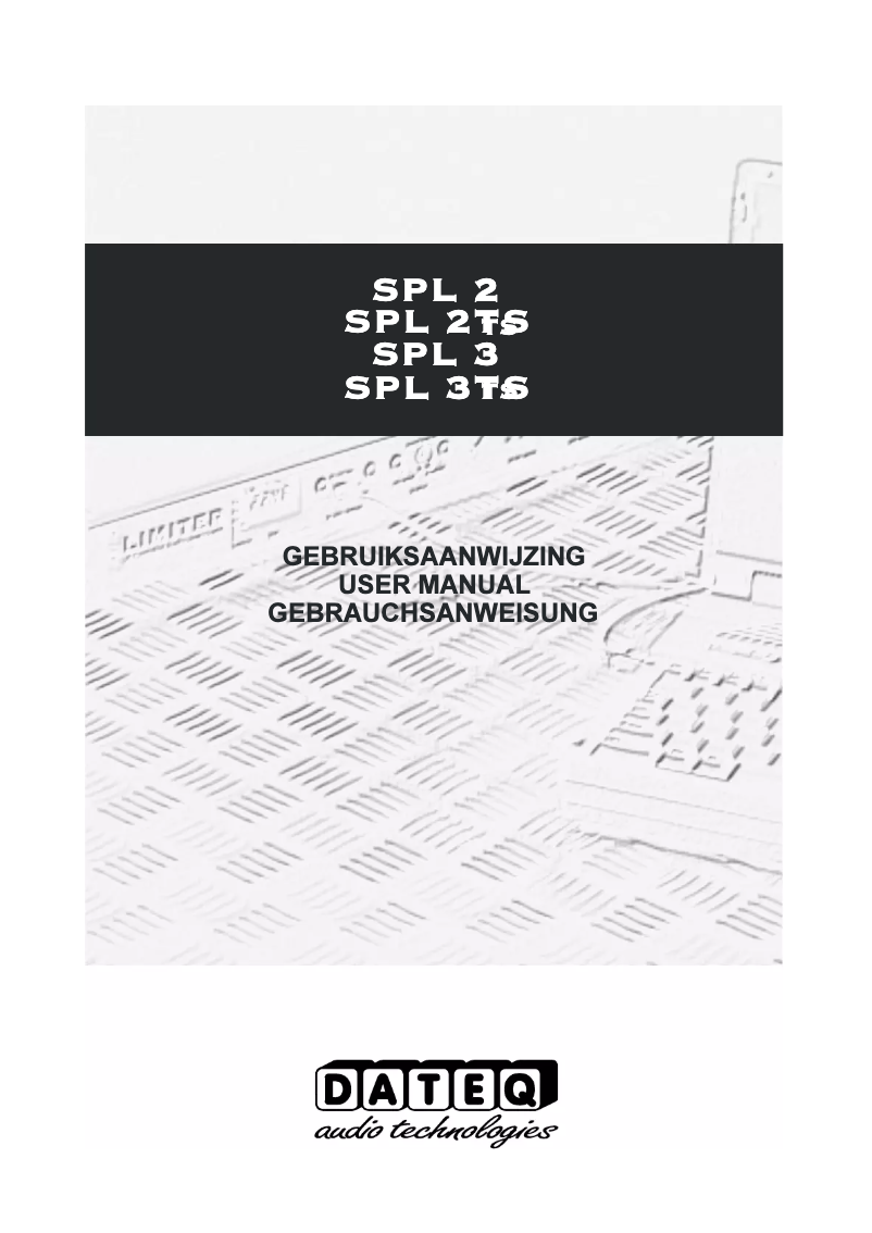 Imagen de la primera página del manual del dispositivo SPL-2