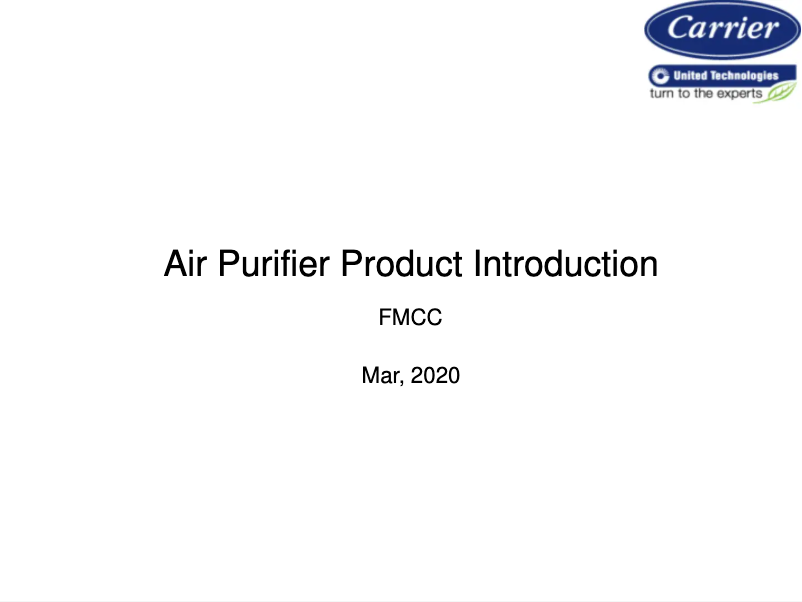 Image de la première page du manuel de l'appareil CAFN051LC2