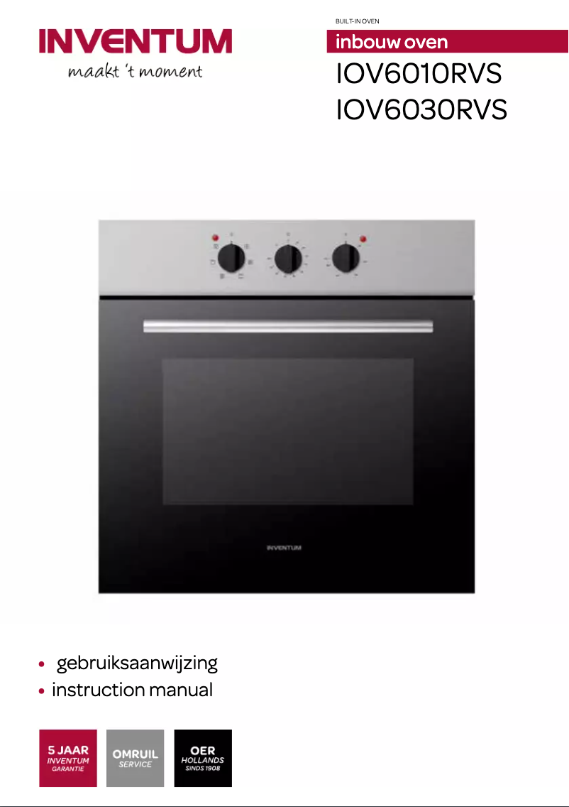 Page n°1 - Manuel utilisateur Inventum IOV6010