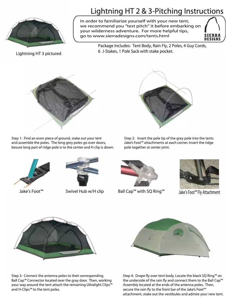 Imagen de la primera página del manual del dispositivo Lightning HT 3