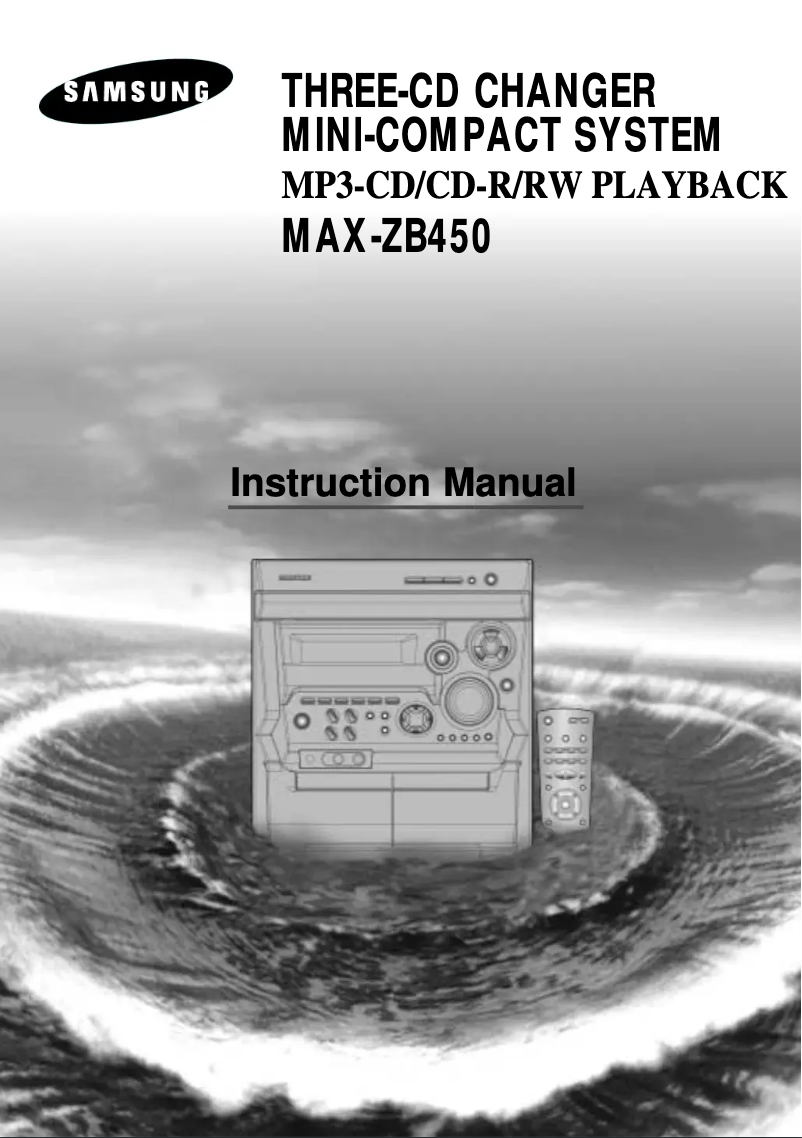 Page 1 de la notice Manuel utilisateur Samsung MAX-ZB450