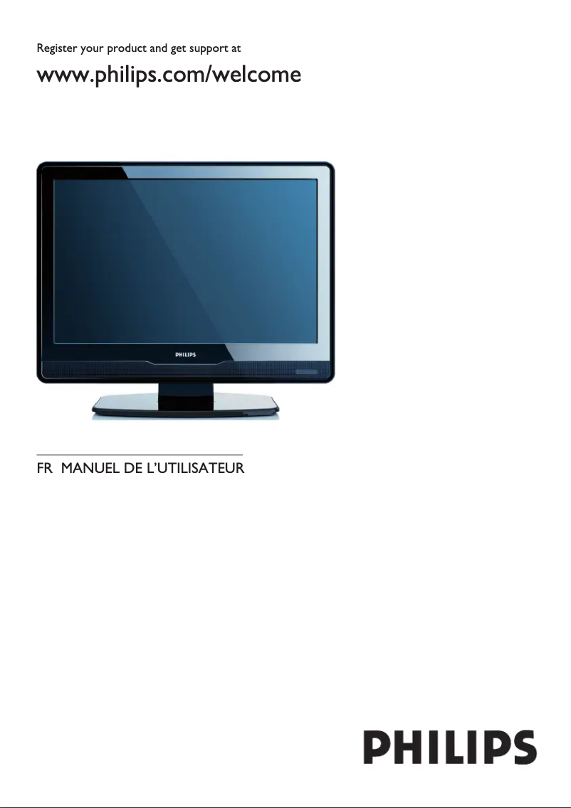 Image de la première page du manuel de l'appareil 19PFL5403D
