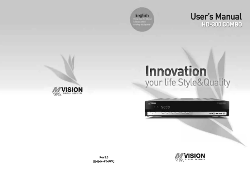 Image de la première page du manuel de l'appareil HD-300 Combo