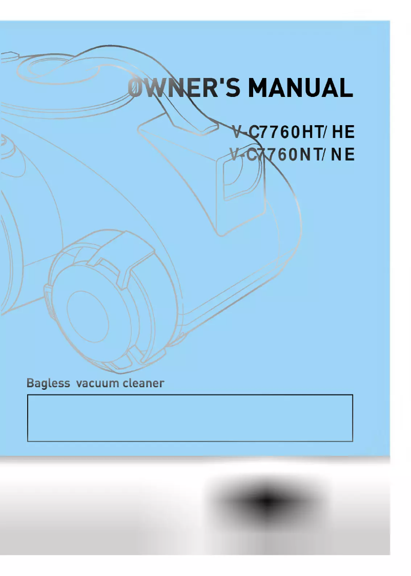 Page n°1 - Manuel utilisateur LG V-C7760HTR