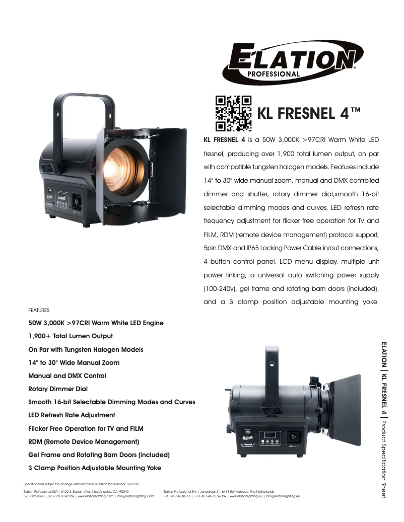 Image de la première page du manuel de l'appareil Kl Fresnel 4