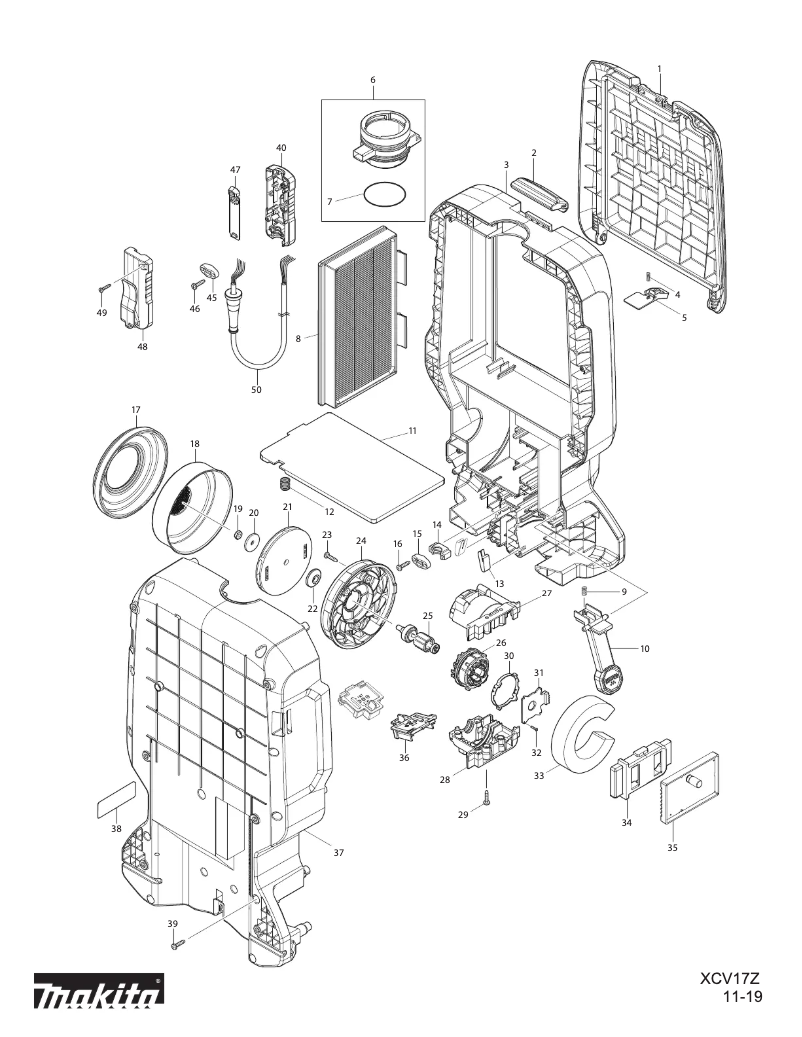Image de la première page du manuel de l'appareil XCV17