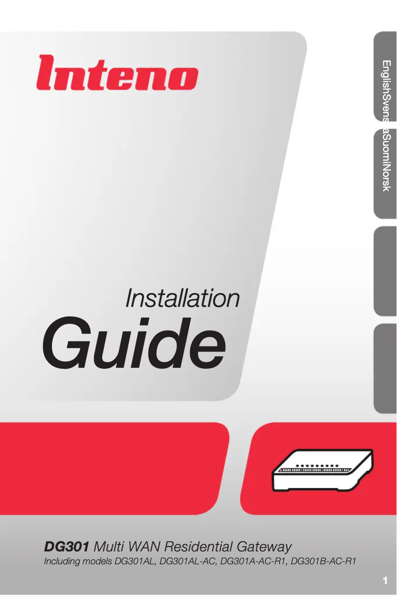 Page 1 de la notice Manuel utilisateur Genexis DG301