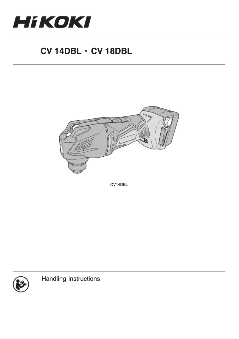 Image de la première page du manuel de l'appareil CV18DBL2