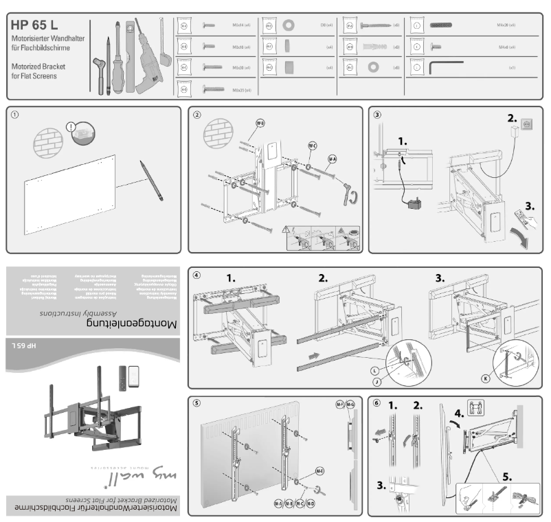 Page 1 de la notice Manuel utilisateur My Wall HP 65 L