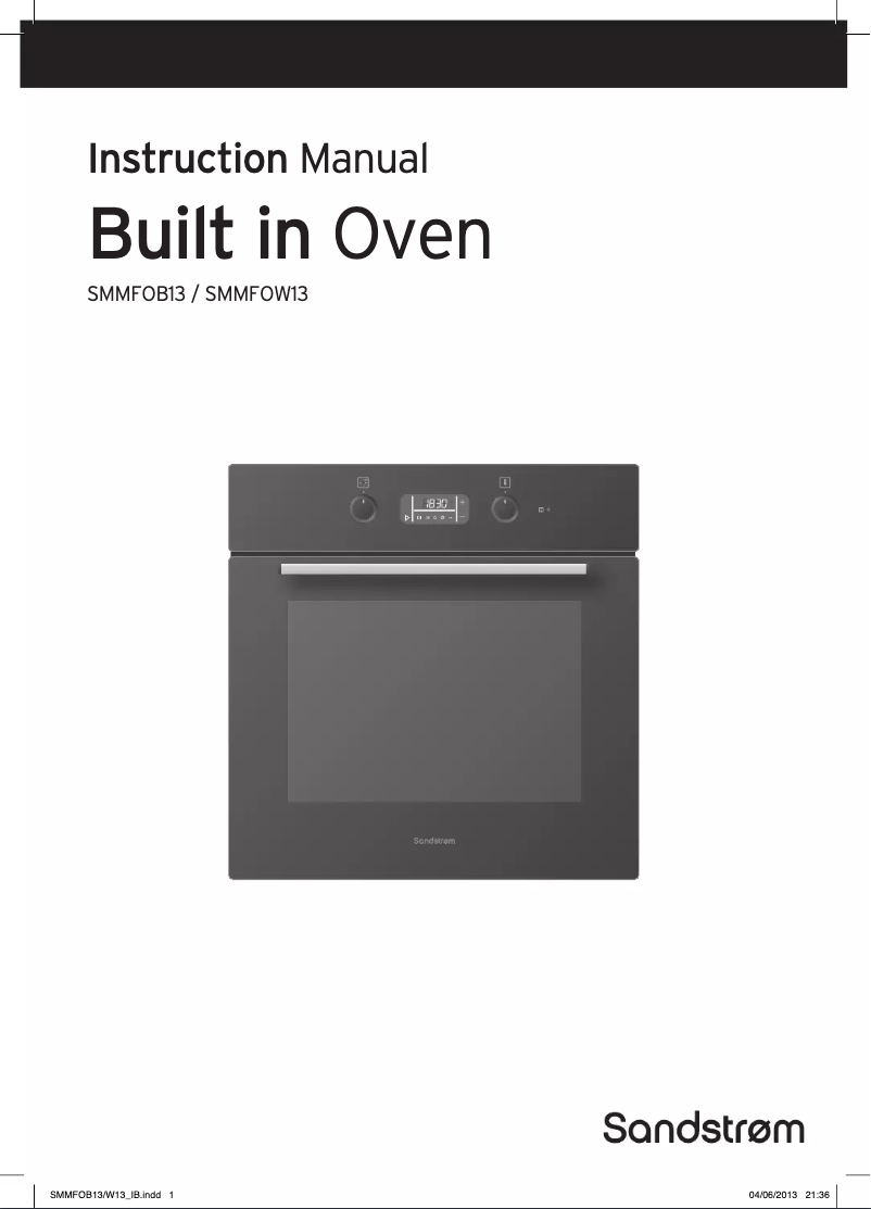 Image de la première page du manuel de l'appareil SMMFOB13