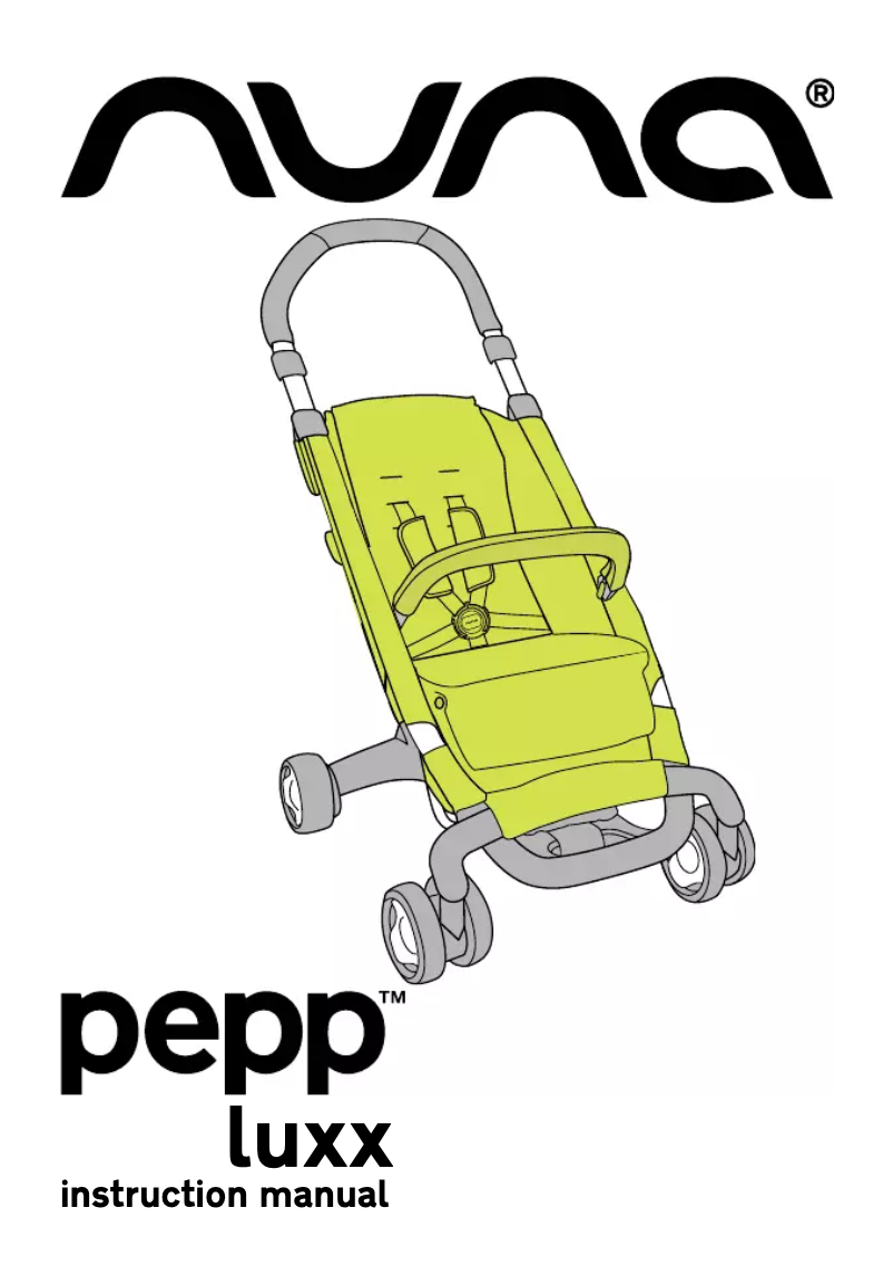 Page 1 de la notice Manuel utilisateur Nuna PEPP Luxx