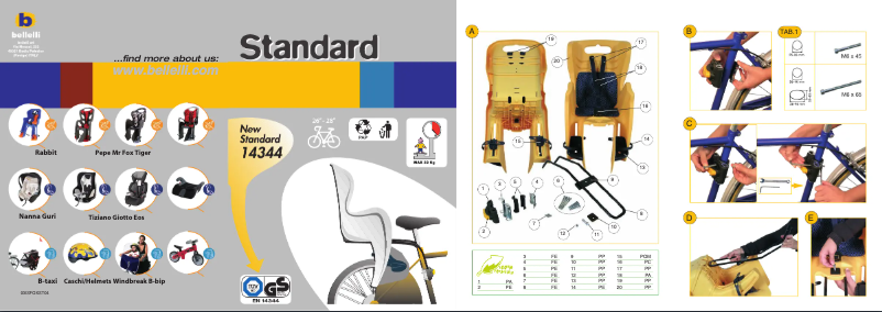 Page 1 of the manual User Manual Bellelli B-One Luxe