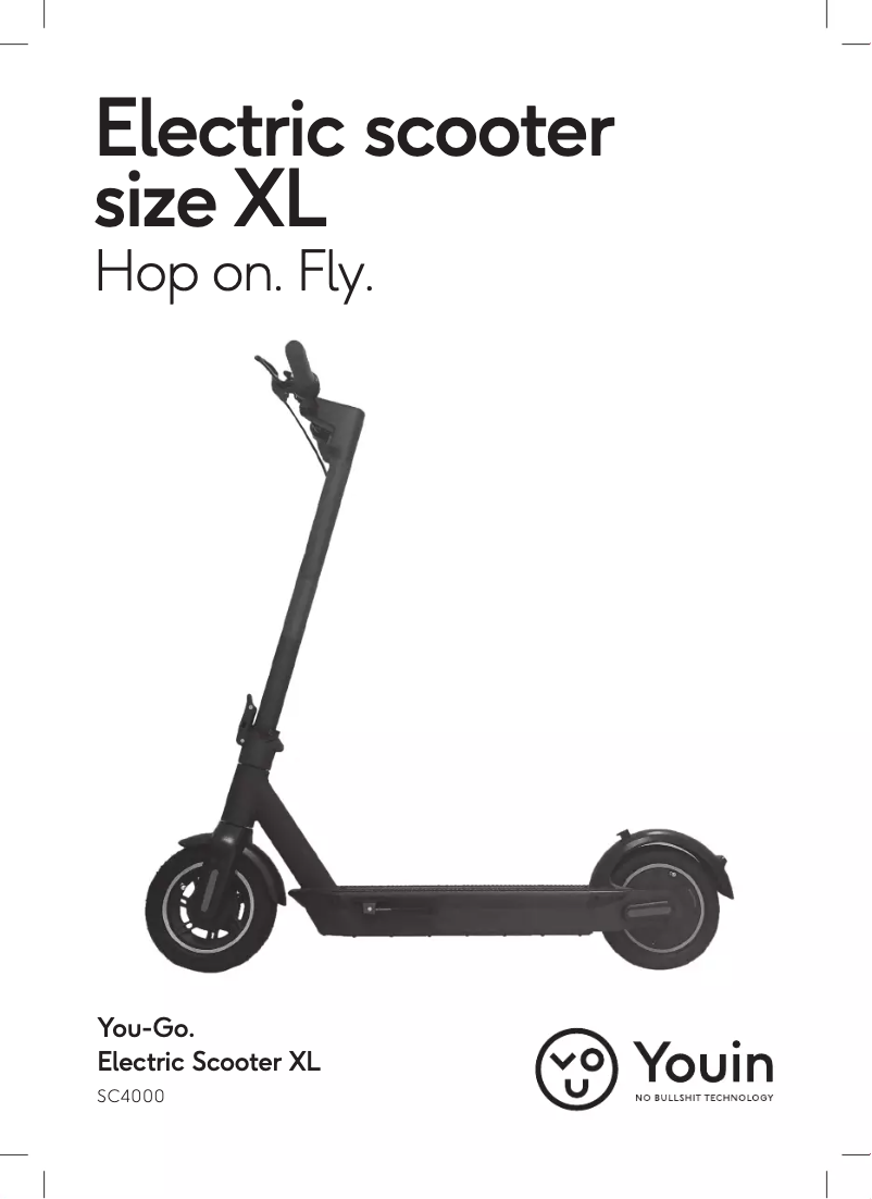 Page 1 de la notice Manuel utilisateur Youin You-Go XL