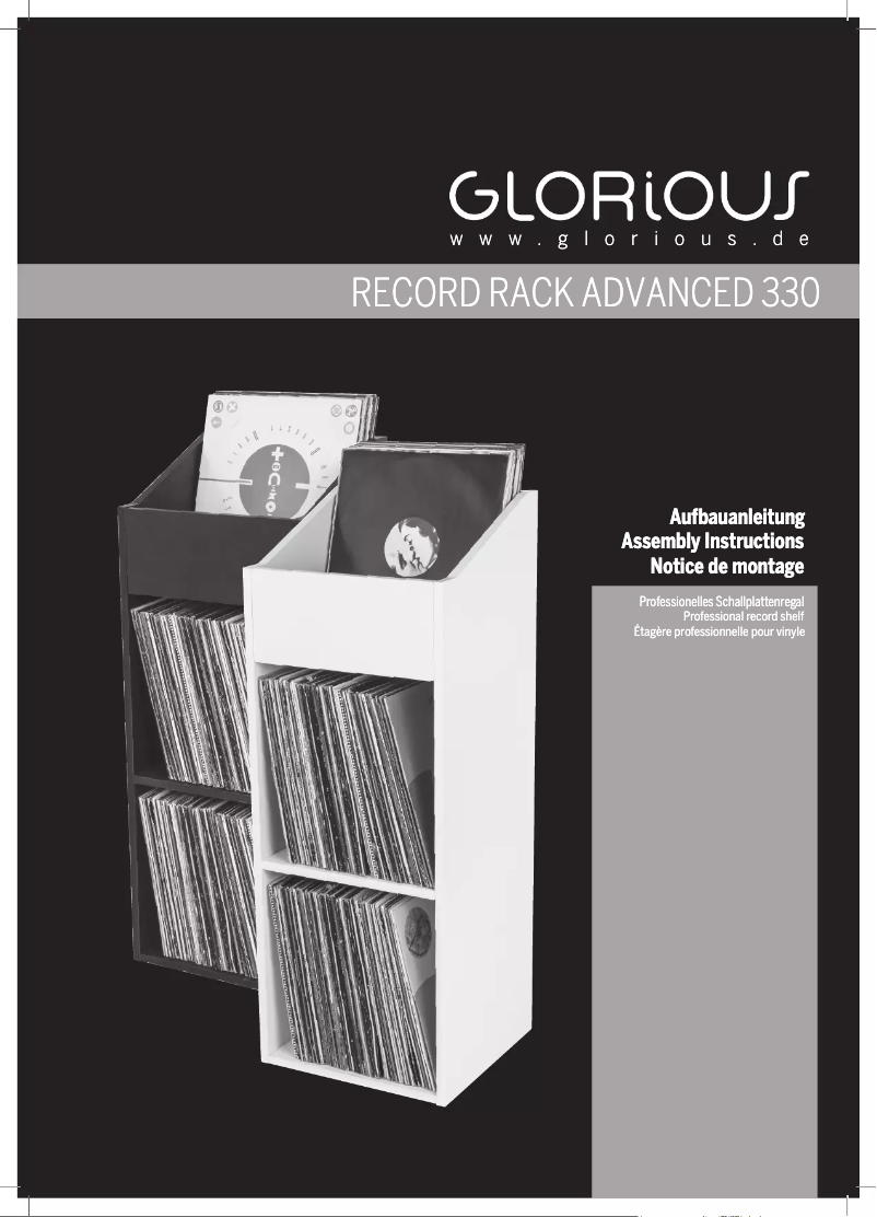 Page n°1 - Manuel utilisateur Glorious Record Rack 330