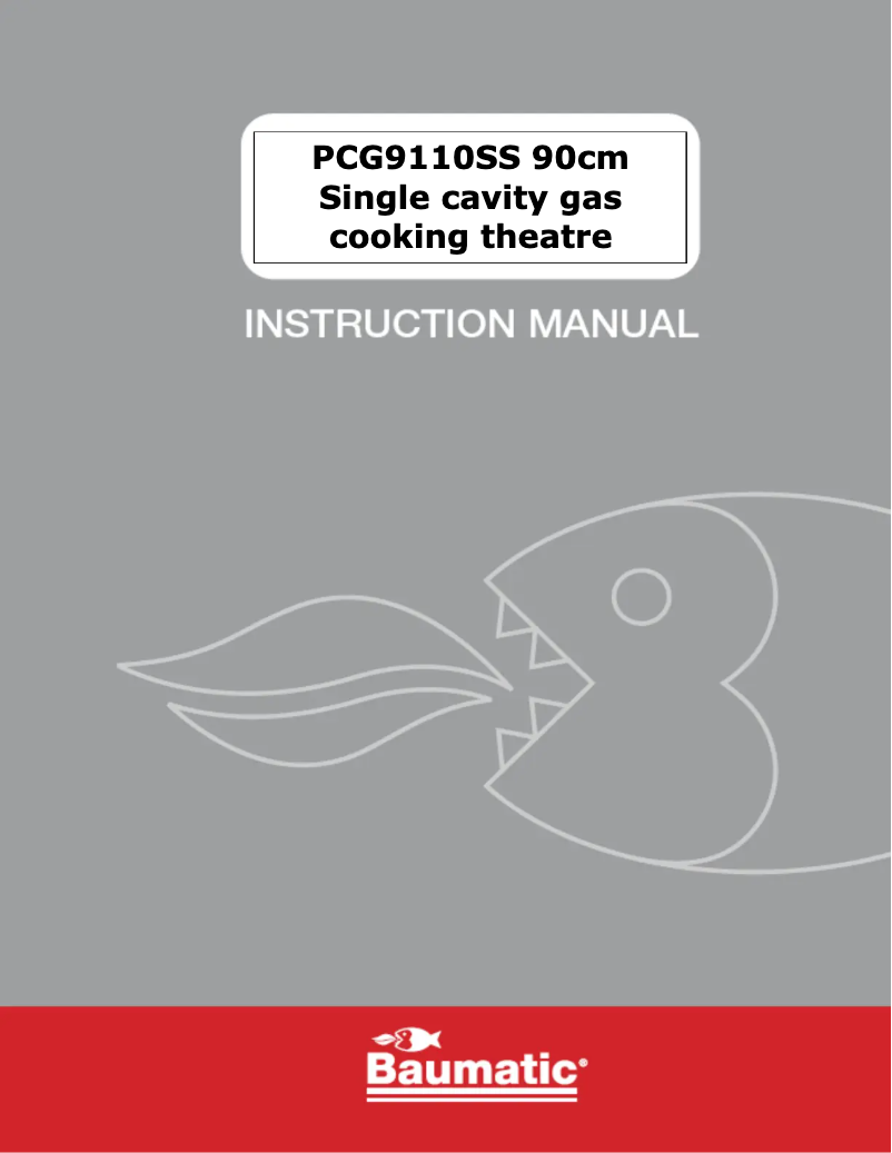 Image de la première page du manuel de l'appareil PCG9110SS