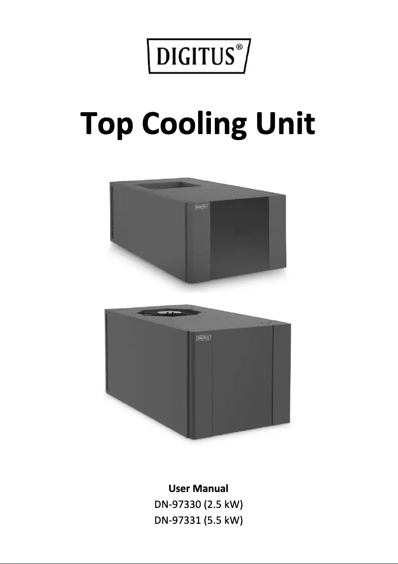 Page 1 de la notice Manuel utilisateur Digitus DN-97330