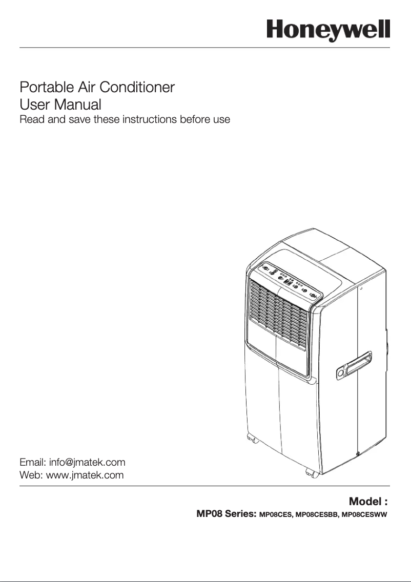 Page n°1 - Manuel utilisateur Honeywell MP08CESWW