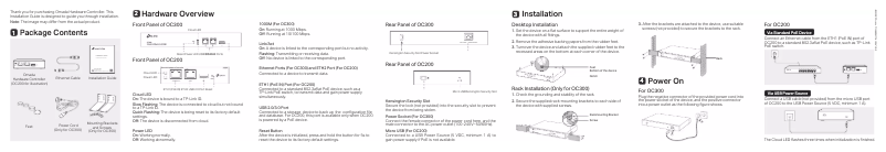 Page 1 de la notice Guide d'installation TP-Link Omada OC200