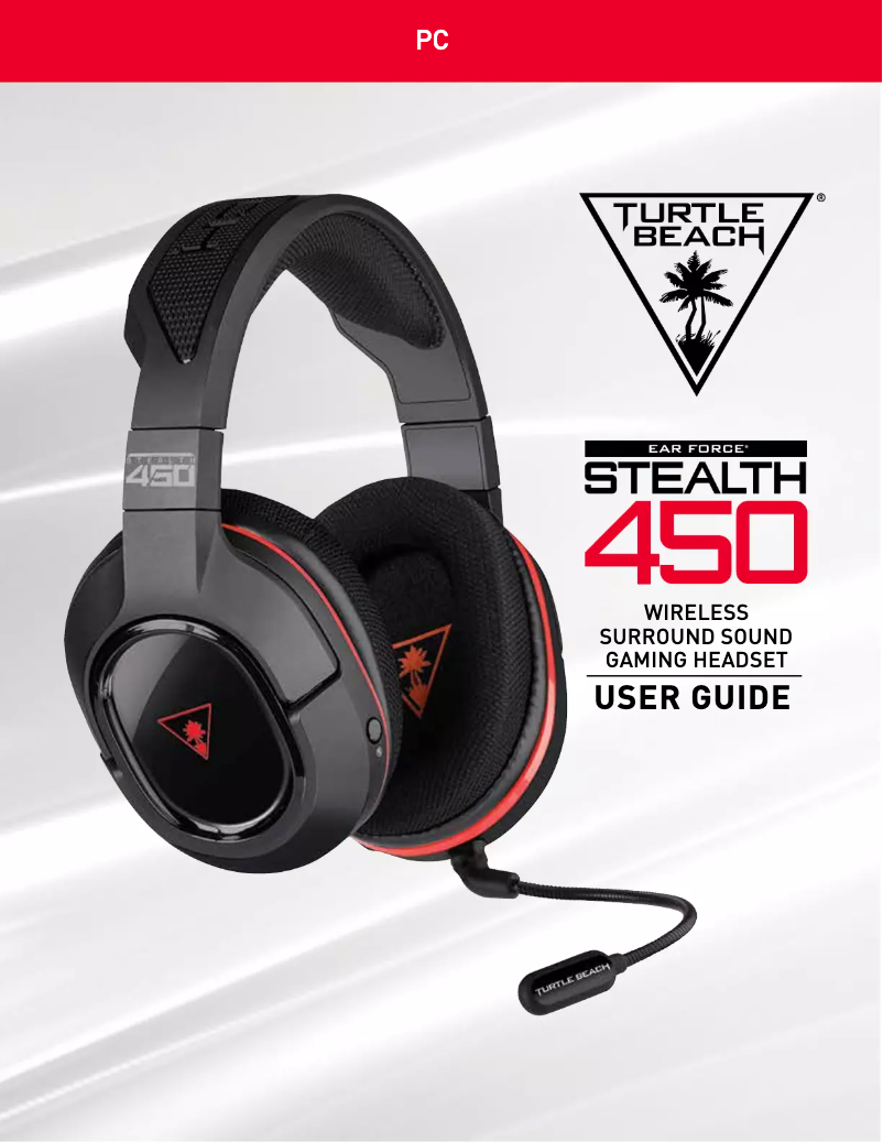 Page 1 de la notice Manuel utilisateur Turtle Beach Stealth 450